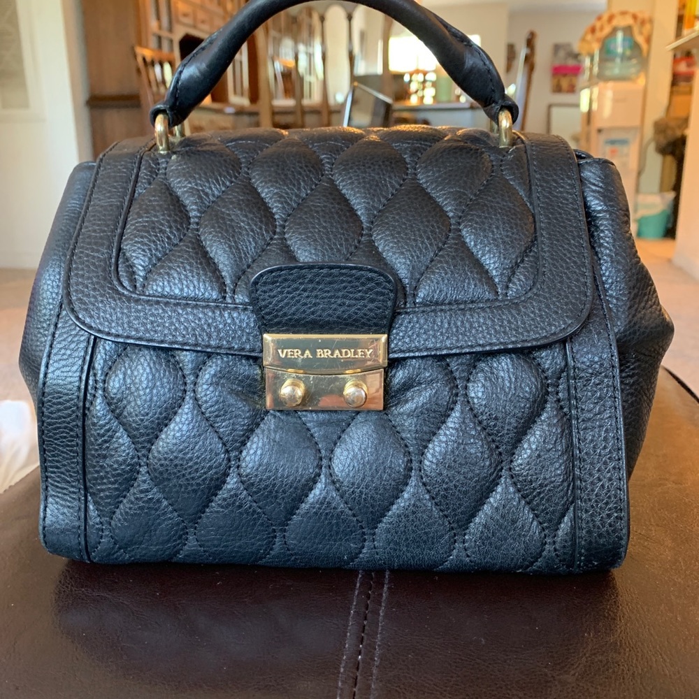 SOLD NOT FOR SALE Vera Bradley Black Leather Purse